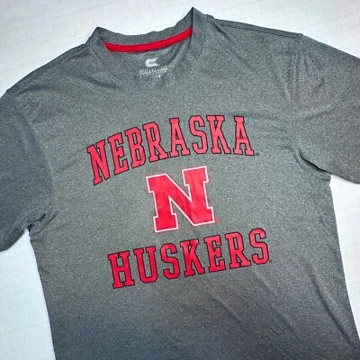 Camiseta de fútbol Colosseum Athletics Nebraska Cornhuskers 100 % polietileno - talla L Foto 1 de 4
