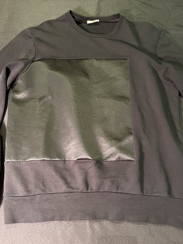 FELPA DIOR NERA SQUARE PACK MAGLIONE TAGLIA XL MA ADATTA UOMO LARGE AUTENTICA