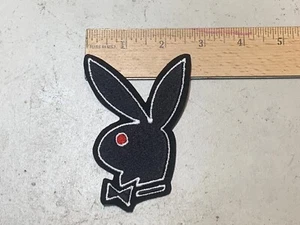 CUSTOM MADE Embroidered Like Playboy Bunny Patch Red Eye Iron On and/or Sew On - Picture 1 of 1