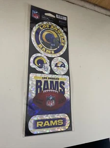 LA Rams Prismatic Decal Set ๐ฅ5 Decals ๐ฅNFL ๐๐ RAMS HOUSE - Picture 1 of 1