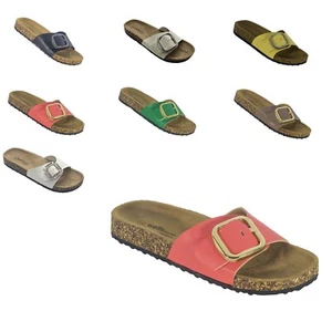 Nuevas sandalias de plataforma de corcho con hebilla deslizante para mujer - Imagen 1 de 22