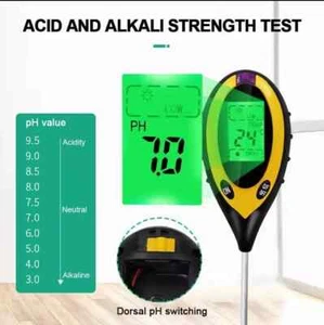 4 in 1 Soil PH Tester Soil Moisture Meter/Light/Temperature/Soil Tester Wireless - Picture 1 of 5