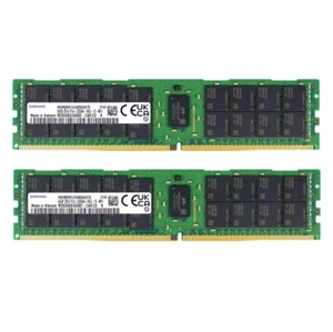 Samsung 128GB (2X64GB) DDR4 3200MHz ECC Registered Memory Ram M393A8G40AB2-CWE - Picture 1 of 5
