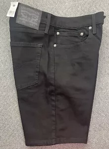Levi's 405 Standard SCHWARZ Shorts 10" Schrittlänge Wählen Sie Ihre Größe Neu mit Etikett - Bild 1 von 11