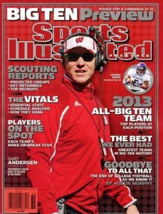 Sports Illustrated Magazine 2013 Big Ten Football Wisconsin GARY ANDERSEN - Picture 1 of 1