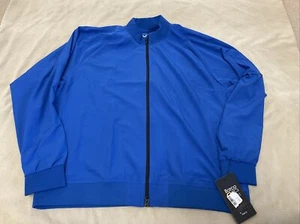 Chaqueta de Exfoliante Barco One Arc Tech Bomber con Cremallera Azul Real para Hombres Nueva con Etiquetas - Imagen 1 de 5