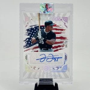 FRANK THOMAS 2025 PANINI BOYS OF SUMMER AMERICA'S BEST AUTO /25 WHITE SOX - Picture 1 of 2