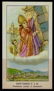 SANTINO (HOLY CARD) Sant'Emidio ediz. EGIM n° 93 - Picture 1 of 1