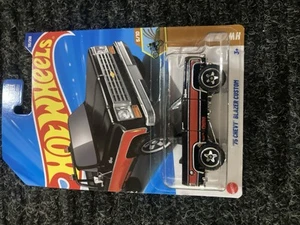 Hot Wheels ‘75 CHEVY BLAZER CUSTOM, Black, F-Case, *BOX SHIPPING* - Picture 1 of 6