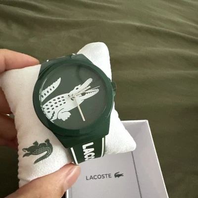 Lacoste Neocroc Men's Quartz Watch - Statement Timepiece - Green White Colorway - Image 1 of 4