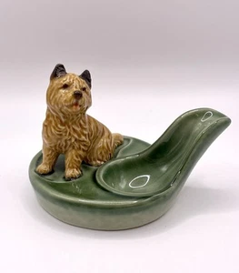 Wade Pottery Vintage Pipe Stand Holder Ashtray - Cain Terrier Dog - Picture 1 of 3