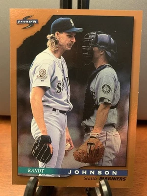 1996 Score #33 Randy Johnson Dugout Collection Mariners HOF FREE SHIPPING - Imagem 1 de 2