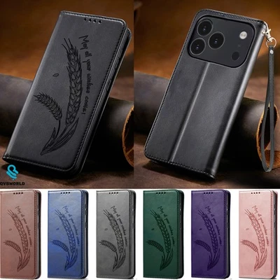 Case for iPhone 17 Pro Max 17 Pro 17 16 15 14 13 12 11 Wallet Stand Phone Cover - Image 1 of 4
