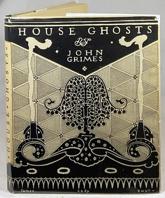 1924 HOUSE GHOSTS Vintage Poetry Book JOHN GRIMES James Cady Ewell Illustrations - Image 1 of 4