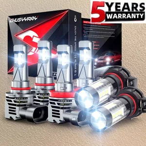 For Chevy Silverado 1500 2007-15 - 6x 6000K LED Headlight Hi/Lo&Fog Bulbs Kit - Bild 1 von 15