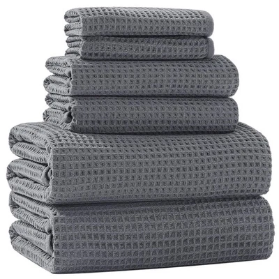 40 x 80 Inches Extra Large Bath Sheets Towels Microfiber Waffle Oversized Bat... - Image 1 of 4