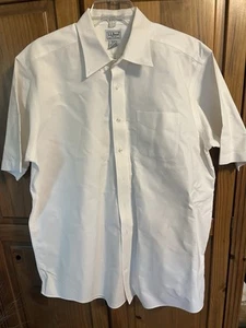 LL Bean Men’s Size Large Tall White Short Sleeved Uniform Shirt! - Picture 1 of 3