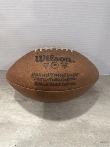 Balón de fútbol americano Wilson oficial de la NFL era Paul Tagliabue AFC NFC cuero EE. UU. Usado en excelente estado - Imagen 1 de 8