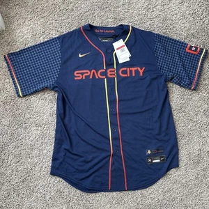 Camiseta de béisbol MLB Houston Astros Nike Space City Alex Bregman azul talla grande - Imagen 1 de 6