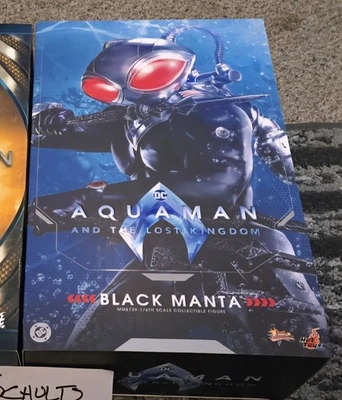 Hot Toys Black Manta 1:6 Scale Figure Aquaman The Lost Kingdom MMS739 DC Comics - Image 1 of 3