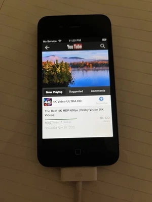 iPhone 4s-JAILBROKEN-YOUTUBE WORKS(please Read Description) - Image 1 of 4