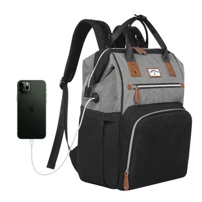 Mochila Bolsa de Pañales: Bolsa de Bebé Bolso Grande Bolsa de Pañales para Niños y Niñas, Hombres... Foto 1 de 4