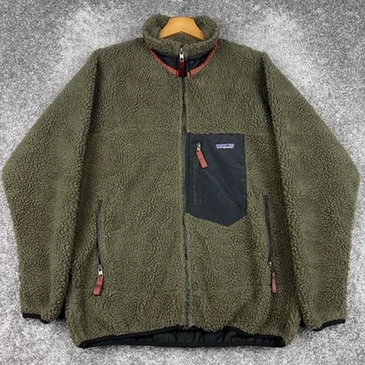 Patagonia Classic Retro X Jacket Men's Large Fleece Deep Pile Sherpa Full Zip - Image 1 of 4