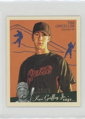 2008 Upper Deck Goudey Mini Green Back /88 Tim Lincecum #159 - Image 1 of 2