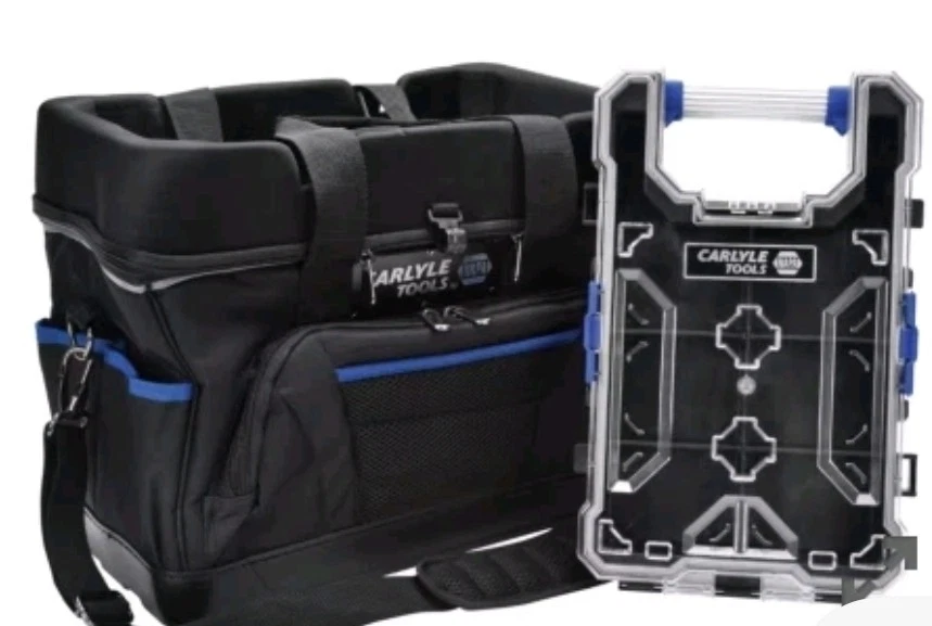NWT Carlyle Tools Napa 16" Tool Bag & Organizer 20+ POCKETS portable Heavy Duty - Image 1 of 4