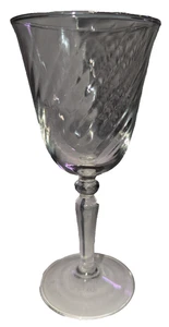 Cristal D'Arques Stemware -Durand Blown Water/Wine Glass 8 Pieces. Angelique - Picture 1 of 7