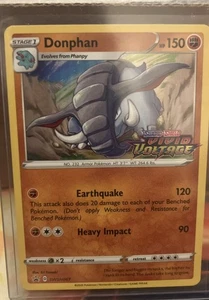 Donphan - (Prerelease) [Staff] SWSH067 SWSH: Sword & Shield Promo Cards Holo - Picture 1 of 2