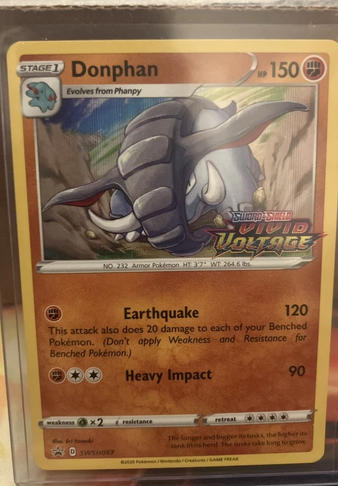 Donphan - (Prerelease) [Staff] SWSH067 SWSH: Sword & Shield Promo Cards Holo - Image 1 of 2