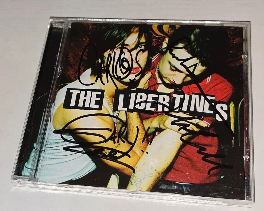 The Libertines - The Libertines (Self-Titled) FULL BAND SIGNED/AUTOGRAPHED CD - Image 1 of 1
