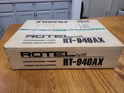 Rotel RT-940AX AM/FM Stereo Tuner w/ Box & Remote - Perfect Working Condition!! - Image 1 of 4