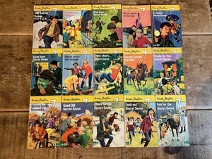 Enid Blyton SECRET SEVEN full set of 15 bks in pbk 1970's - Foto 1 di 2