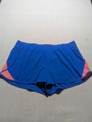 BCG Women's 3XL Running Brief Lined Athletic Shorts  Blue Athletic Workout Wear  - Image 1 of 4