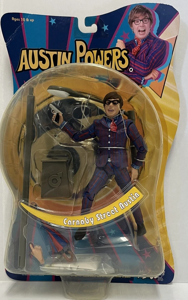 Mezco Austin Powers Carnaby Street Action Figure 2002 Shag