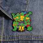 Teenage Mutant Ninja Turtles Metal Enamel Pin Badge Brooch Novelty Cartoon Movie