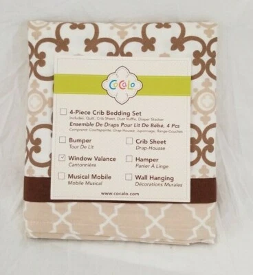 Cenefa de ventana CoCaLo 82" x 15" nueva en paquete Foto 1 de 4