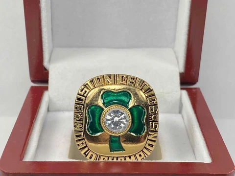 Boston Celtics Championship Ring - 1984 Finals Ring - Larry Bird - Box Cover