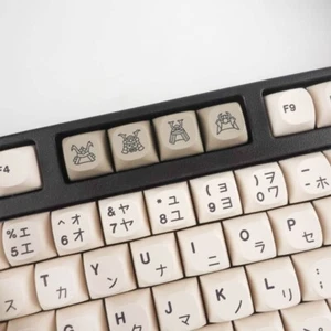 126Pcs Japanese Keys PBT Custom Dye Sublimation MA Profile Keycaps for MX Switch - Picture 1 of 7