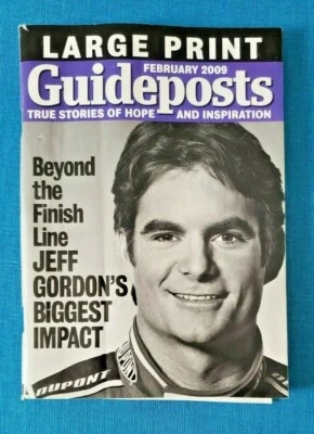 Guide Posts Large Print  Beyond the Finish Line  Jeff Gordon  Feb 2009  - Image 1 of 2