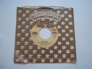 DONNA SUMMER - Hot Stuff (Mono / Stereo) PROMO 45 RPM 7" Record 1979 Casablanca - Imagen 1 de 6