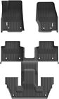 3W Floor Mats Suitable for Jeep Grand Cherokee L 2021-23 6 Seat Tpe All Weather