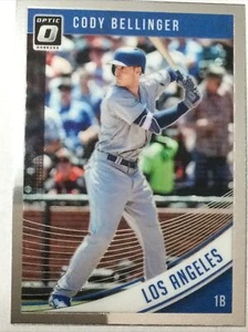 CODY BELLINGER LA DODGERS 2018 DONRUSS OPTIC #115 PHOTO VARIATION BASEBALL CARD - Picture 1 of 12