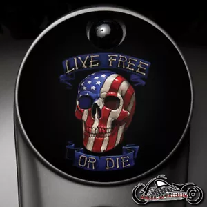 Harley Davidson Fuel Console Door Gas Door 2008+ Touring live free or die - Picture 1 of 1