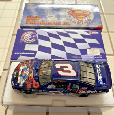 Dale Earnhardt Jr. #3 1999 AC Delco Superman escala 1/24 acción NASCAR diecast Foto 1 de 4