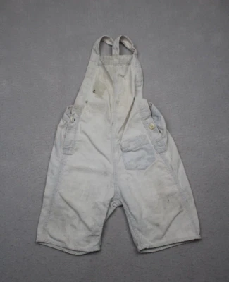 Mono antiguo niños pequeños azul claro algodón años 1910 defectos Foto 1 de 4