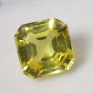 Zafiro amarillo natural de Ceilán de 4,50 quilates corte A+ piedra preciosa suelta certificada por GIE 876 - Imagen 1 de 8