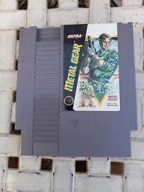 Metal Gear Nintendo NES Original Authentic Genuine Game!